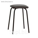 Табурет "Эконом" квадратный, Антик медный/шоколад