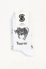 Носки SUPER SOCKS Телец, белый