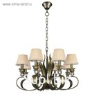 Люстра ANTIQUE 8х40Вт E14 бронза 75x130см