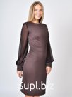 Платье WE ARE FAMILY темно-коричневый. Артикул: НА-12-19-002/