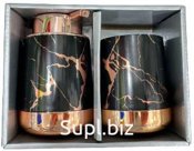 Набор для ванной комнаты 2 шт - дозатор и стакан Артикул: RA-8887