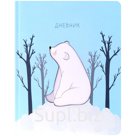 Дневник 1-11 кл. 48л. (твердый) "Sleeping Teddy", вырубка, тон. блок, ляссе
