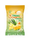 CORN-RISE FLYCHIPS "3 CHEESE AND GREEN ONIONS", 40g