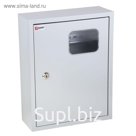 Щит учета EKF ЩРУН 1/12 Э, IP31, для 1ф счетчика, наружный, с окном, 360х280х110 мм