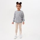 Легинсы для девочки MINAKU: Casual Collection KIDS, жемчужные, рост 146 см