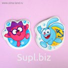 Игрушки для купания СМЕШАРИКИ "Крош и Ёжик" (набор 2 шт)