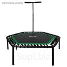 Фитнес -батут SportElite FB-1350, d=135 см, с ручкой
