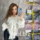 Блузка с рюшками из шифона