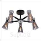 Артикул MD.6559-5-S CH+BK  Штрихкод 4630042301276 шт*1 - 1.7кг - 0.0145м3Напряжение, V - 220VМощность общая, Вт - 300Материал базы - МеталлМатериал плафона - С…