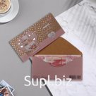 Конверт для денег «В День Вашей Свадьбы!» крафт, тиснение, 17×8 см