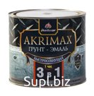 Грунт-эмаль 3в1 быстросохнущая матовая Akrimax-Рremium хаки 1,7 кг