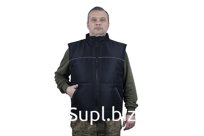 ЖИЛЕТ УТЕПЛЕННЫЙ "КЛАССИК" С СОП ЧЕРНЫЙ