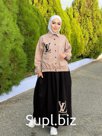 Сарафан+бомбер"Louis vuitton". В комбинации с черным.