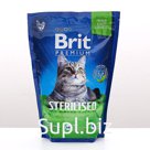 Сухой корм Brit Premium Сat Sterilised для стерилизованных кошек, курица+печень, 800 г