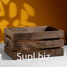 Кашпо - ящик деревянный 30х20х14,5 см палисандр