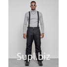 Полукомбинезон горнолыжный утеплённый мужской зимний, размер 50, цвет чёрный