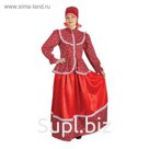 Русский народный женский костюм "Забава", головной убор, блуза, юбка, р-р 46