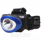 Фонарь налобный Smartbuy SBF-HL017-B, светодиодный, 1 Вт, 3*ААА (не в комплекте) черный