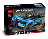 Конструктор Decool 3808 Драгстер 501 дет. 43х32х7 см