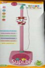 Микрофон детский на стойке, в стилистике Hello Kitty Артикул N004