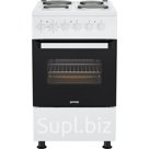 Плита Gorenje EF5110W, электрическая, 4 конфорки, 50 л, эмаль, белая