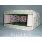 Матрац пружинный двухсторонней мягкости изготовлен в соответствии с требованиями ГОСТ 1991793.Основой матраца является единый блок биконусных пружин. В качеств…