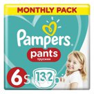 Подгузники-трусики 132 шт. PAMPERS (Памперс) Pants, размер 6 (15+ кг)