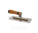 Венецианский шпатель из нержавеющей стали 240x130 мм пробковая ручка, 126524-K