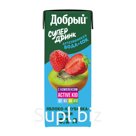 Напиток сокосодержащий Добрый Active kid яблоко-клубника-киви 200 мл., тетра-пак
