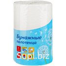 Полотенца бумажные в рулоне OfficeClean "XXL", 2-слойное, 35м/рул., тиснение, белые, 1шт.