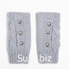 Митенки трикотажные, M 362-L (mix), цвет серый