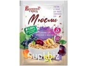 Мюсли 5 злаков с семенами льна, черносливом и абрикосом, 50 гр.