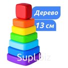 Пирамидка деревянная маленькая «Квадрат»