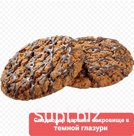 Печенье Царская коллекция Соблазн овсяное в шоколадной глазури 1/3