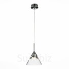 Подвес St Luce. SL930.103.01. Cono. 1х7 Вт, LED, 4000K, 408 Lm, 19х19х30,5 см, цвет хром