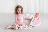 Children's toy graceful swan (high chair with rocking chair), Shining Crown collection. Pink. Article: 71220_conclusion