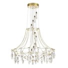 Люстра подвесная Odeon Light. Flamenco, 51Вт, Led, 1850х810х810 мм, цвет золото, прозрачный