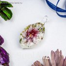 Подвеска "Муранское стекло" капля