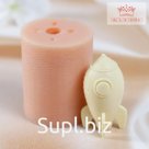 Силиконовый молд, форма для заливки «Ракета», 2.5×2.5×5 см