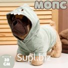 Мягкая игрушка «Мопс», в кофте, 30 см