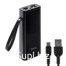 Внешний аккумулятор Hoco Power Bank J41, 10000 мАч, 2хUSB, 2 А, черный