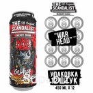 Безалкогольный энергетический напиток ( энергетик ) The Scandalist Energy Drink War Head со вкусом гуавы, манго и цветков апельсина.