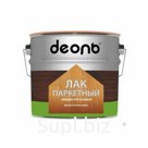 Лак паркетный алкидно-уритановый Деоль быстросохнущий п/мат. 0,9 л