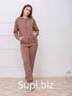 Костюм спортивный трехнитка WE ARE FAMILY кофе с молоком . Артикул: АРК006-2021-068