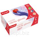 Перчатки нитриловые Paclan "Practi", L, синие, 100шт., картон. коробка