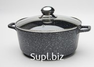 Кастрюля 3,3 л с крышкой ЛИТЫЕ РУЧКИ; Артикул: 1030