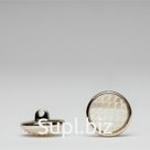 Пуговица «Волны перламутровые» маленькая, размер 15 мм