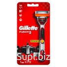 Станок для бритья Gillette "Fusion 5 Power" + 1 кассета, красный