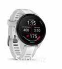 Умные часы Garmin Forerunner 165 AMOLED черные с белым ремешком