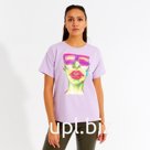 Футболка женская MINAKU "Girl" цвет лиловый, р-р 48